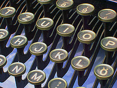 Typewriter keys